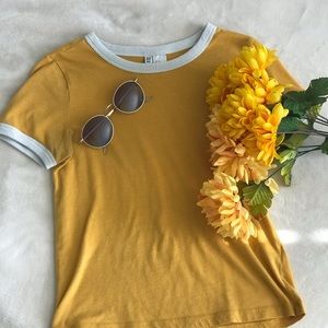 Cute Summery Yellow Shirt